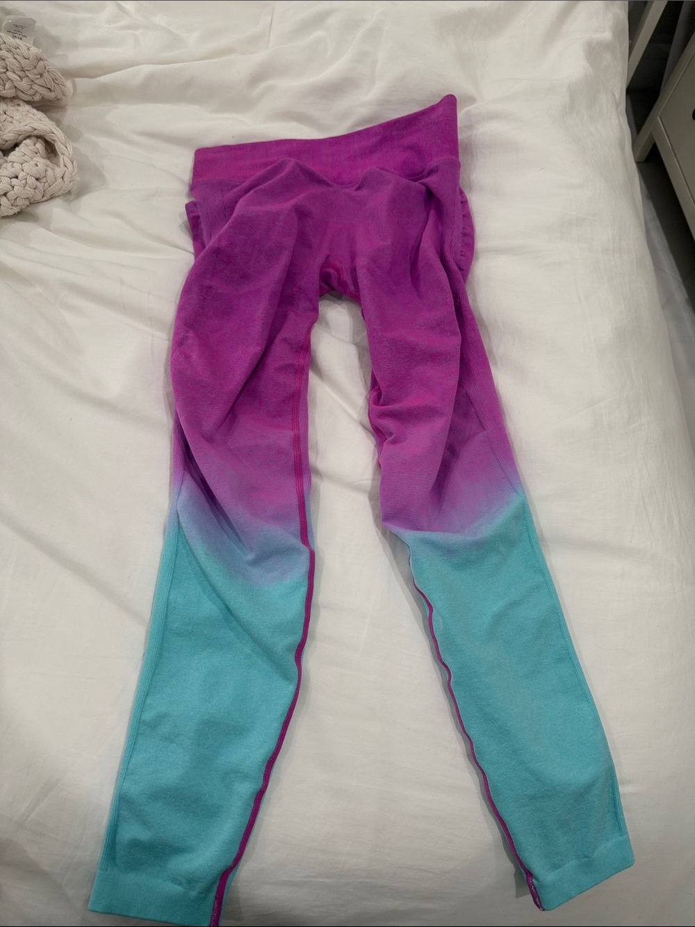 BuffBunny Ombre Purple to Teal Leggings